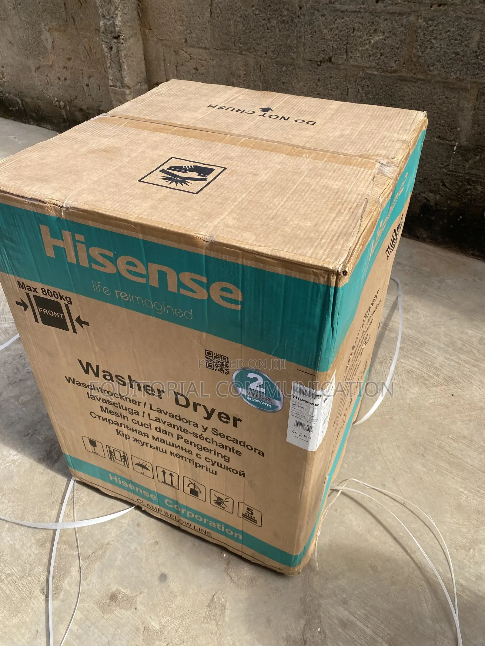 Hisense Front Load WD3S1043BT Washer Dryer Combo 10.5kg/6kg