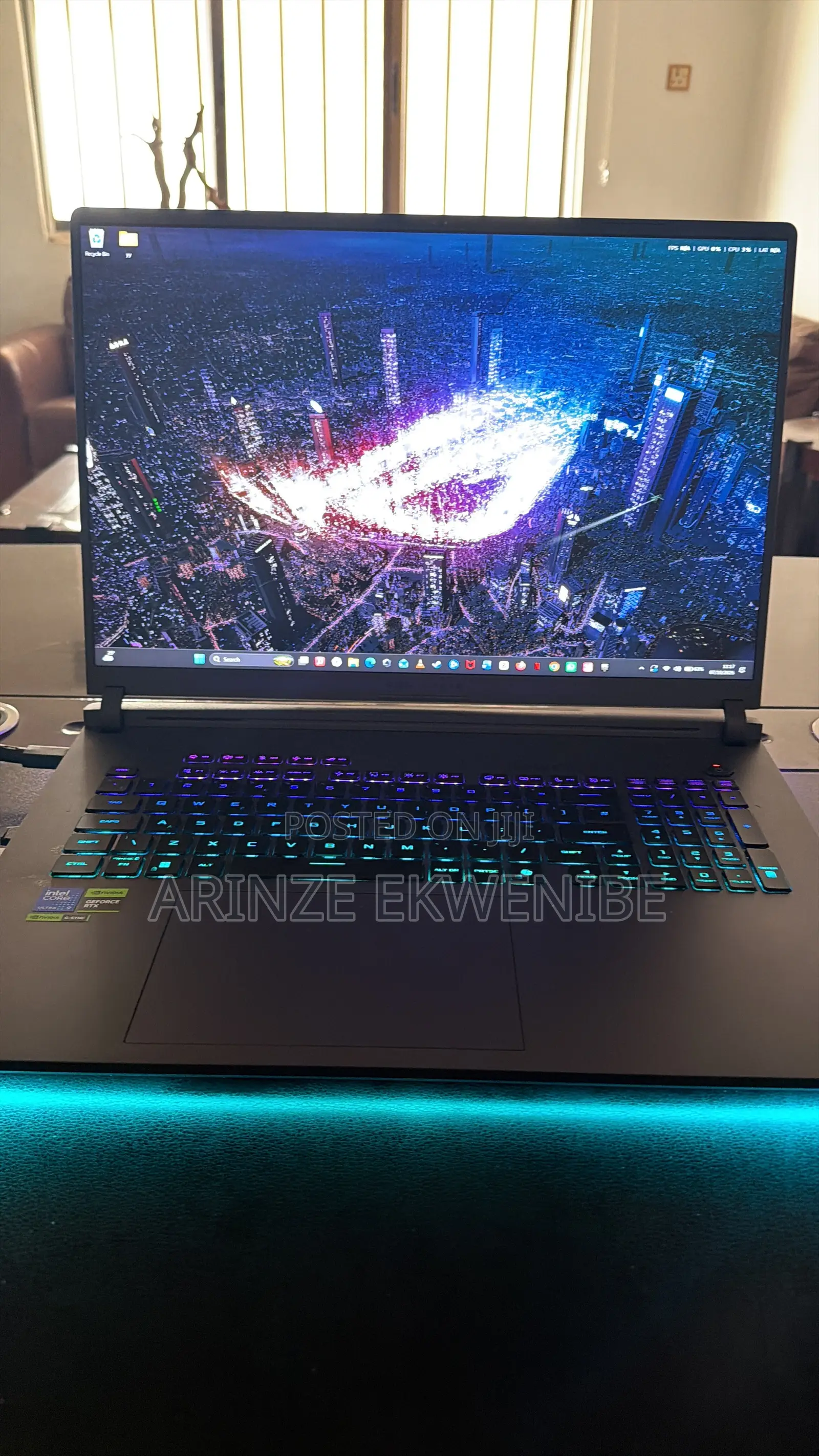 Laptop Asus ROG Strix G18 32GB Intel Core Ultra 9 SSD 2T