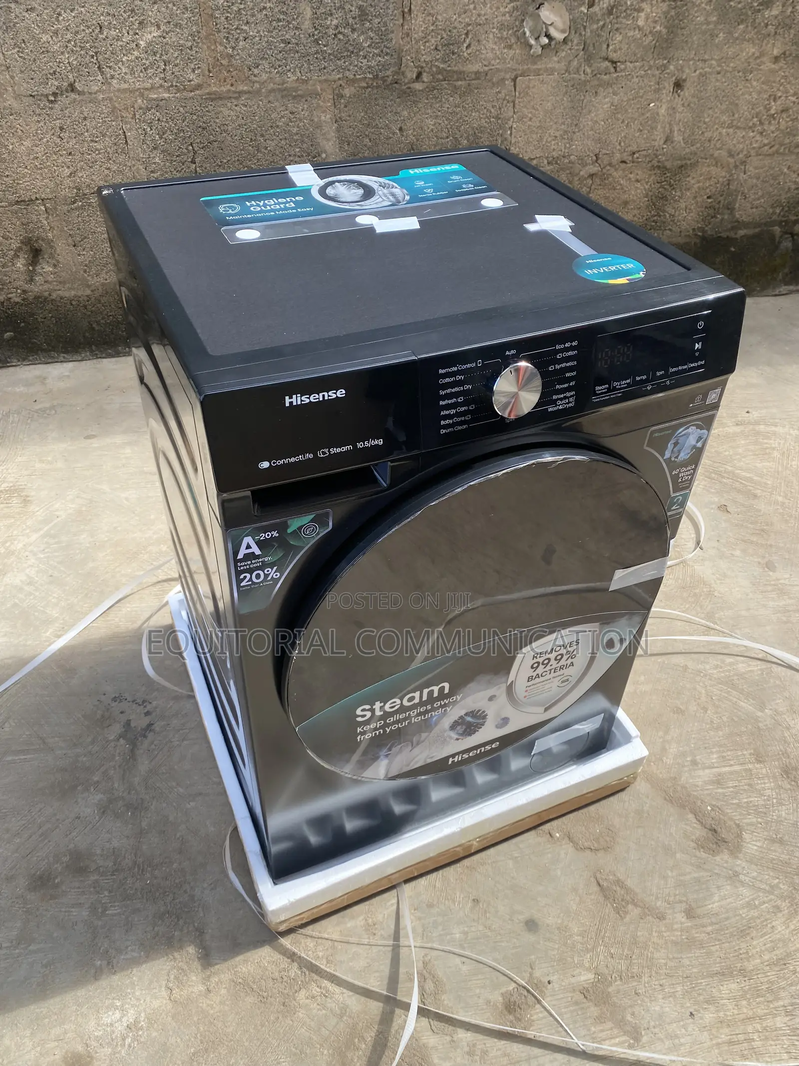 Hisense WD3S1043BT Front Load Washing Dryer 10.5KG Wash 6KG Dry