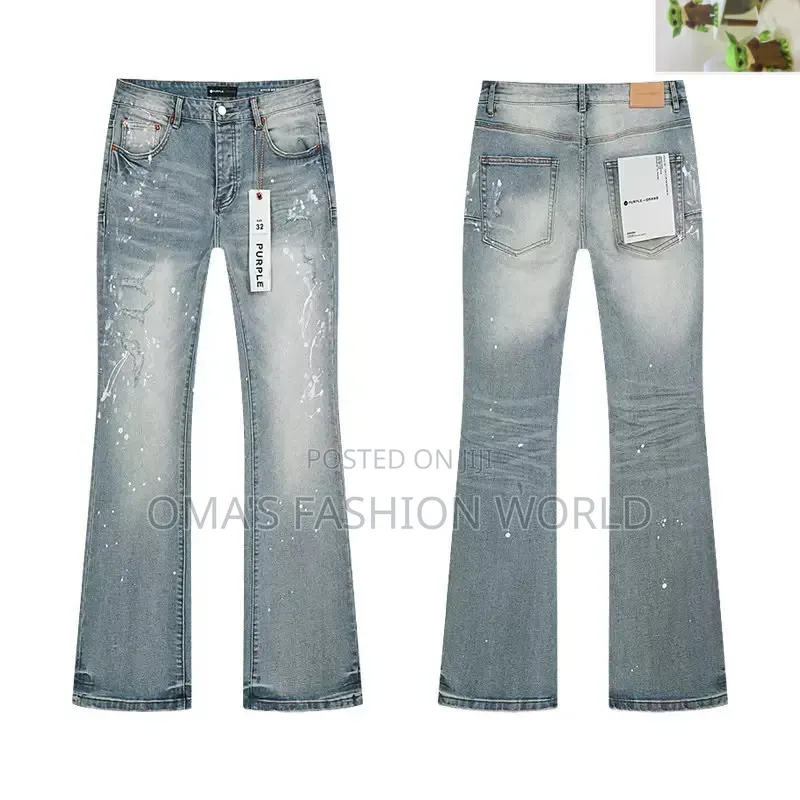 High-Quality Purple Brand Baggy Jeans Available in Store Now!