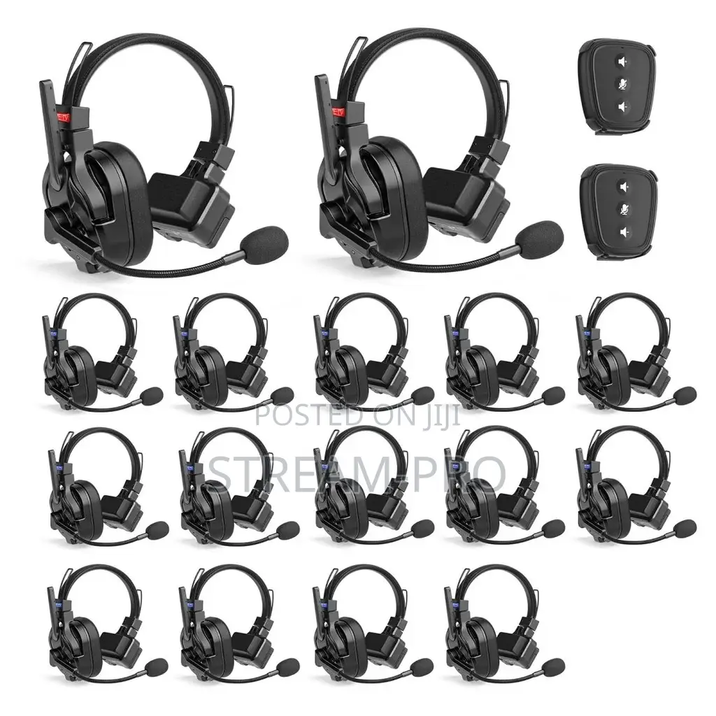 CAME-TV KUMINIK8 PRO Wireless Intercom Headset - 16 Headsets + 2 NANO