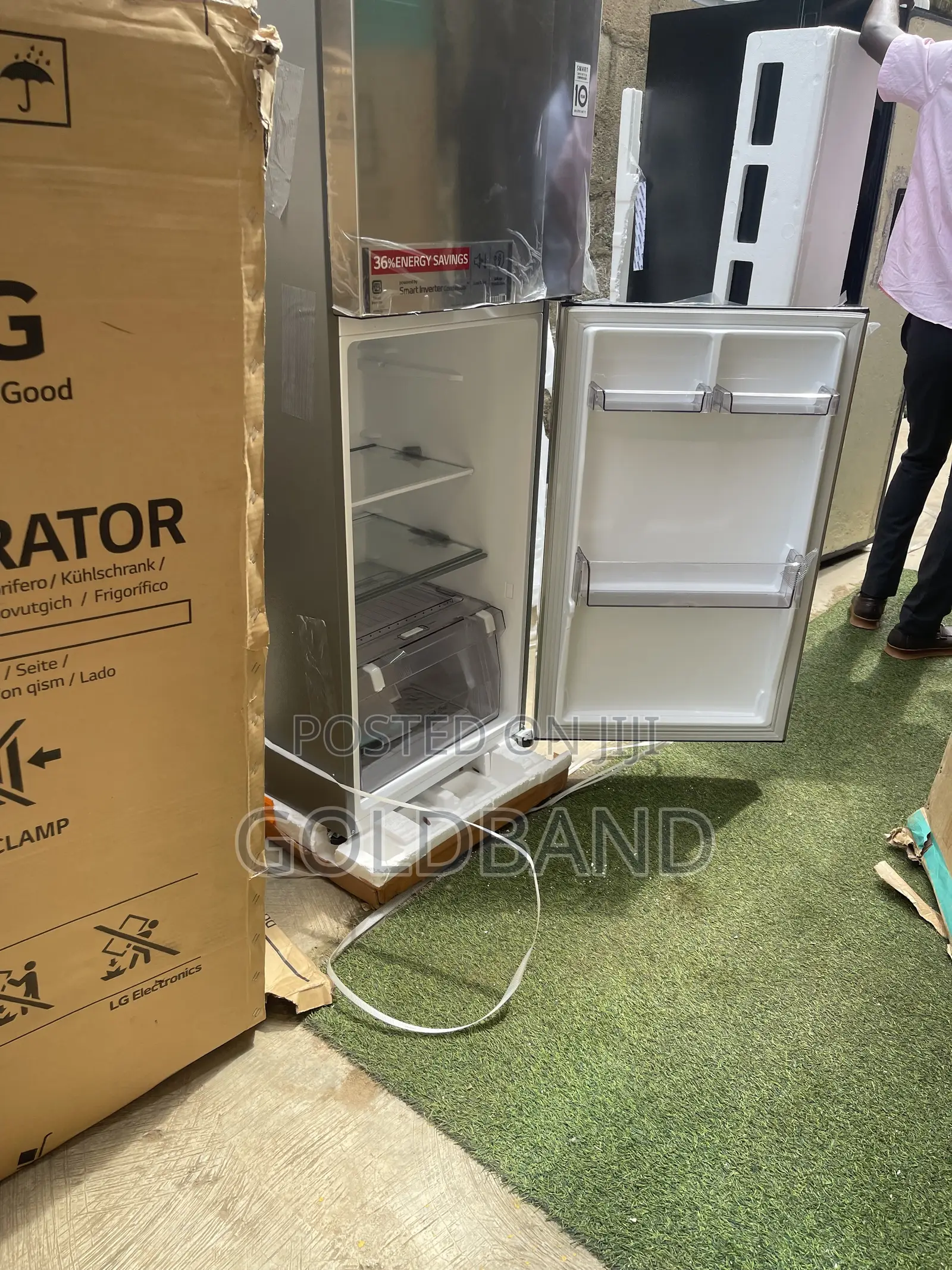 LG GL-C252SLBB 260L Upright Inverter Refrigerator