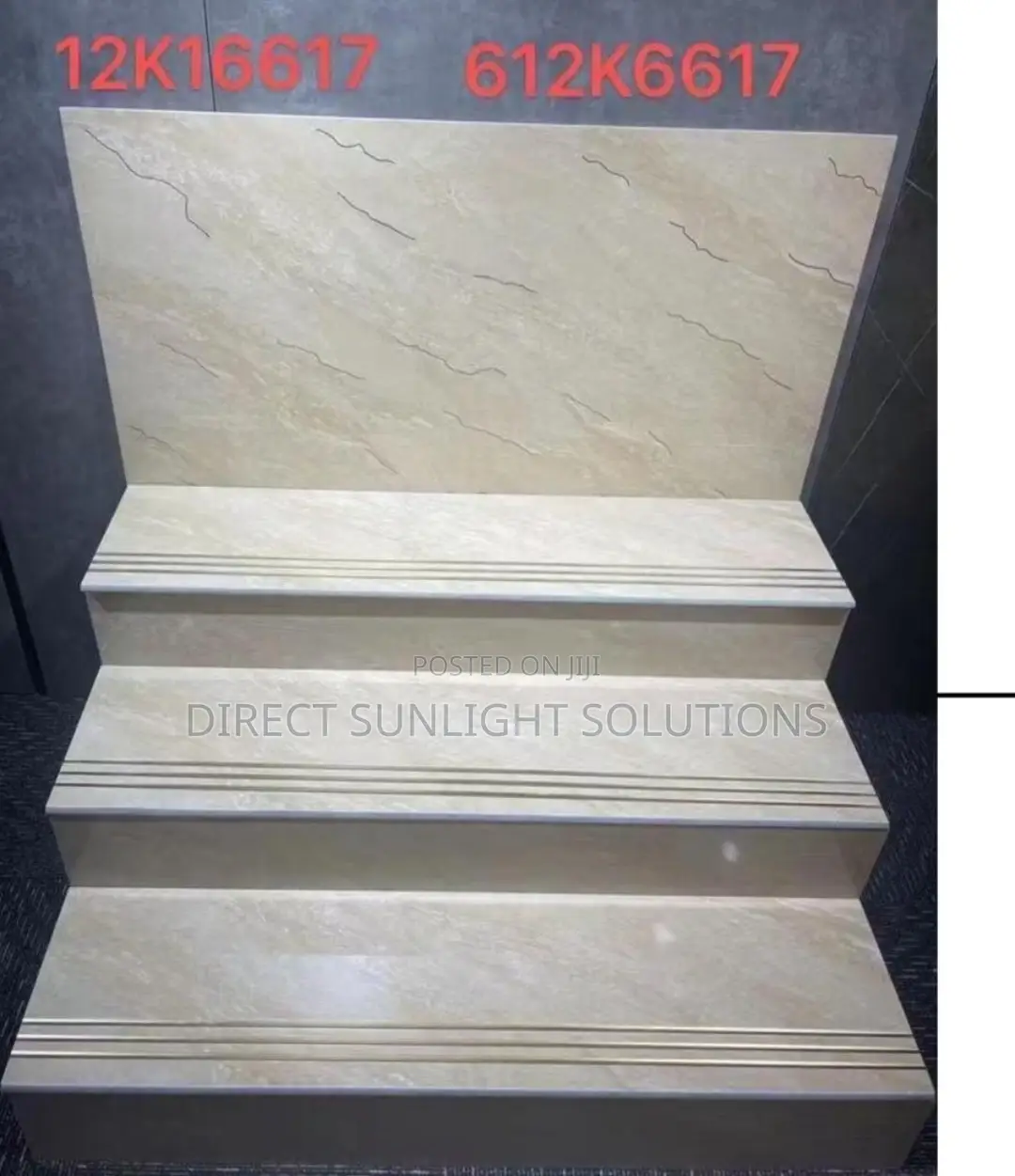30 by 120 Staircase Gold Line High Quality Super Polished