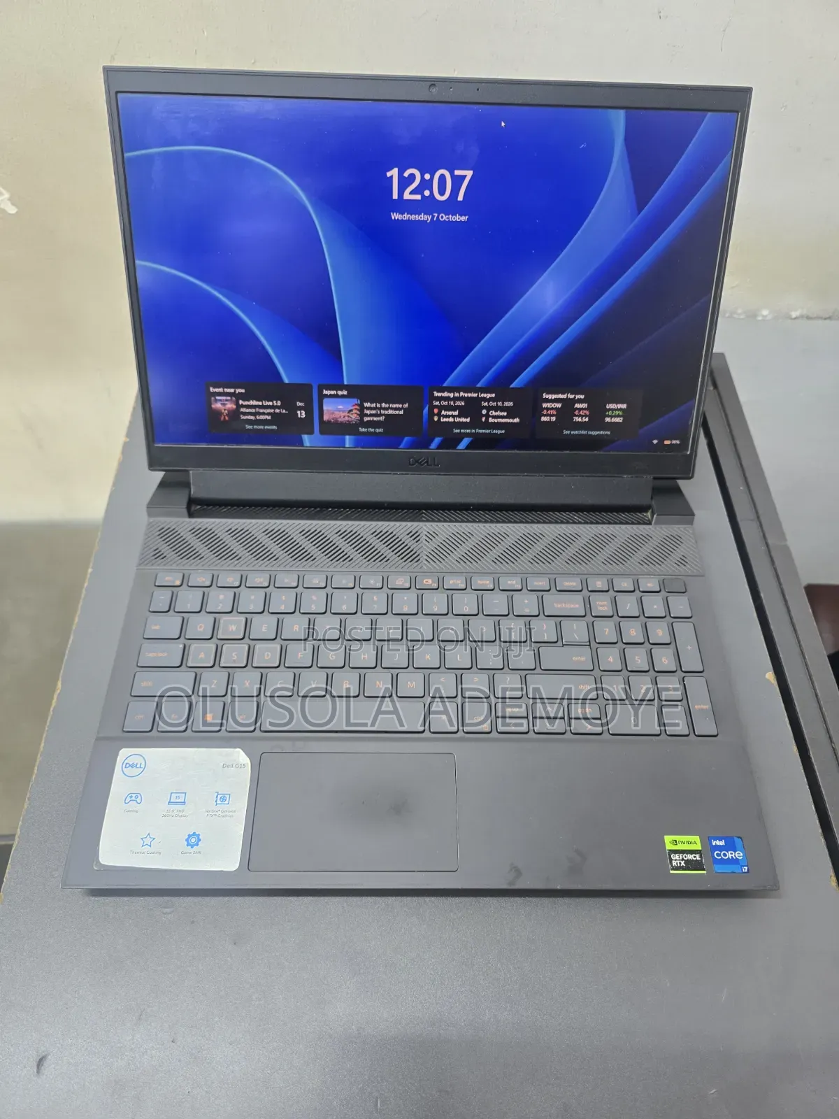Laptop Dell G15 5530 32GB Intel Core i7 SSD 1T