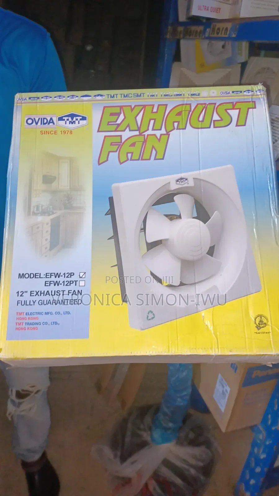 TMT 12nches Extractor Fan