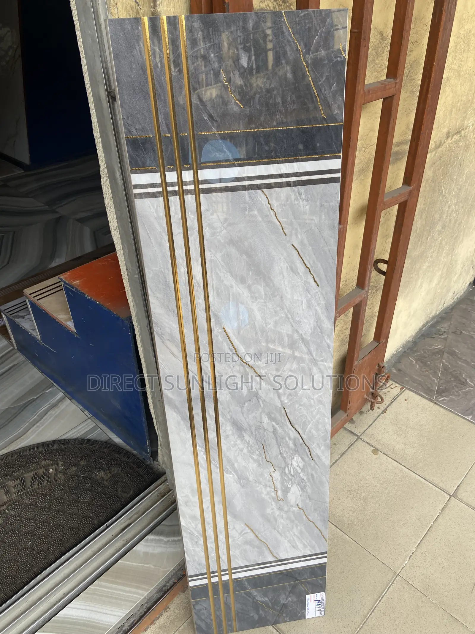 30 by 120 Staircase Gold Line High Quality Super Polished