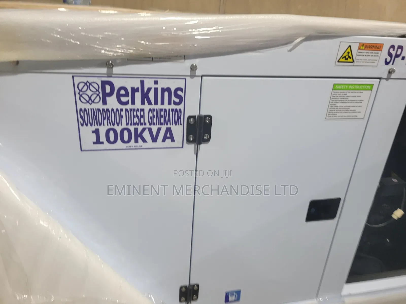 Long Lasting 100kva Perkins Soundproof Generator
