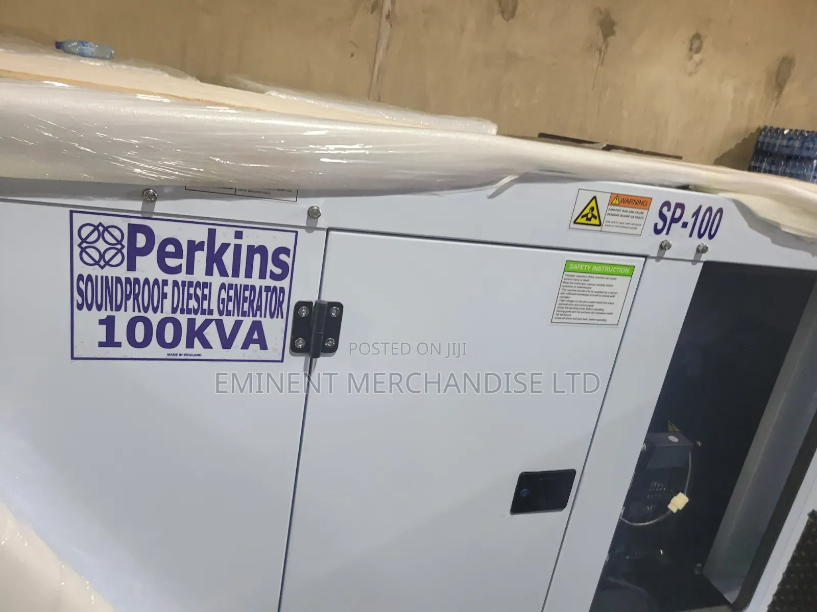 Long Lasting 100kva Perkins Soundproof Generator