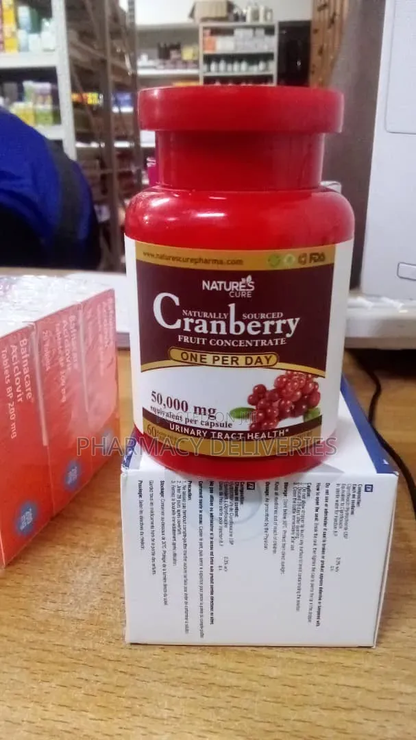 Nature's Cure Cranberry 50,000 Mg – Ultimate Urinary Tract Health