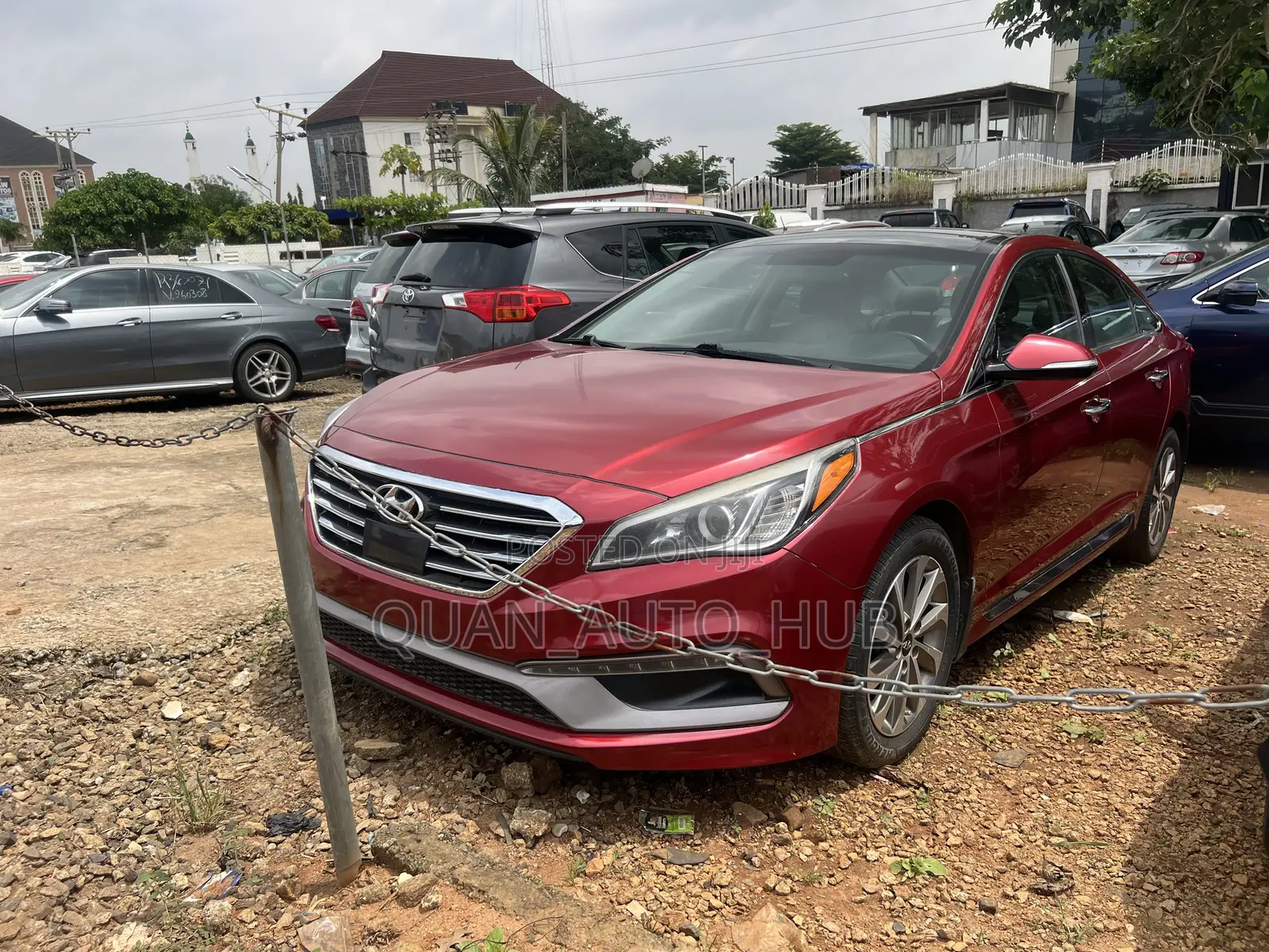 Hyundai Sonata Sport PZEV 4dr Sedan (2.4L 4cyl 6A) 2015 Red