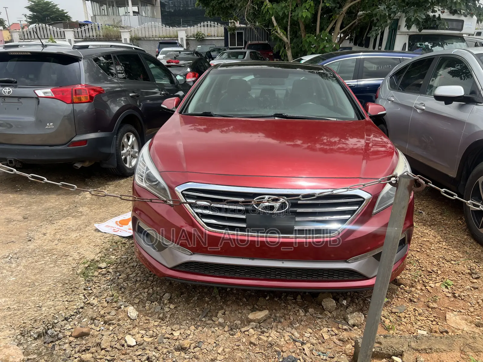 Hyundai Sonata Sport PZEV 4dr Sedan (2.4L 4cyl 6A) 2015 Red