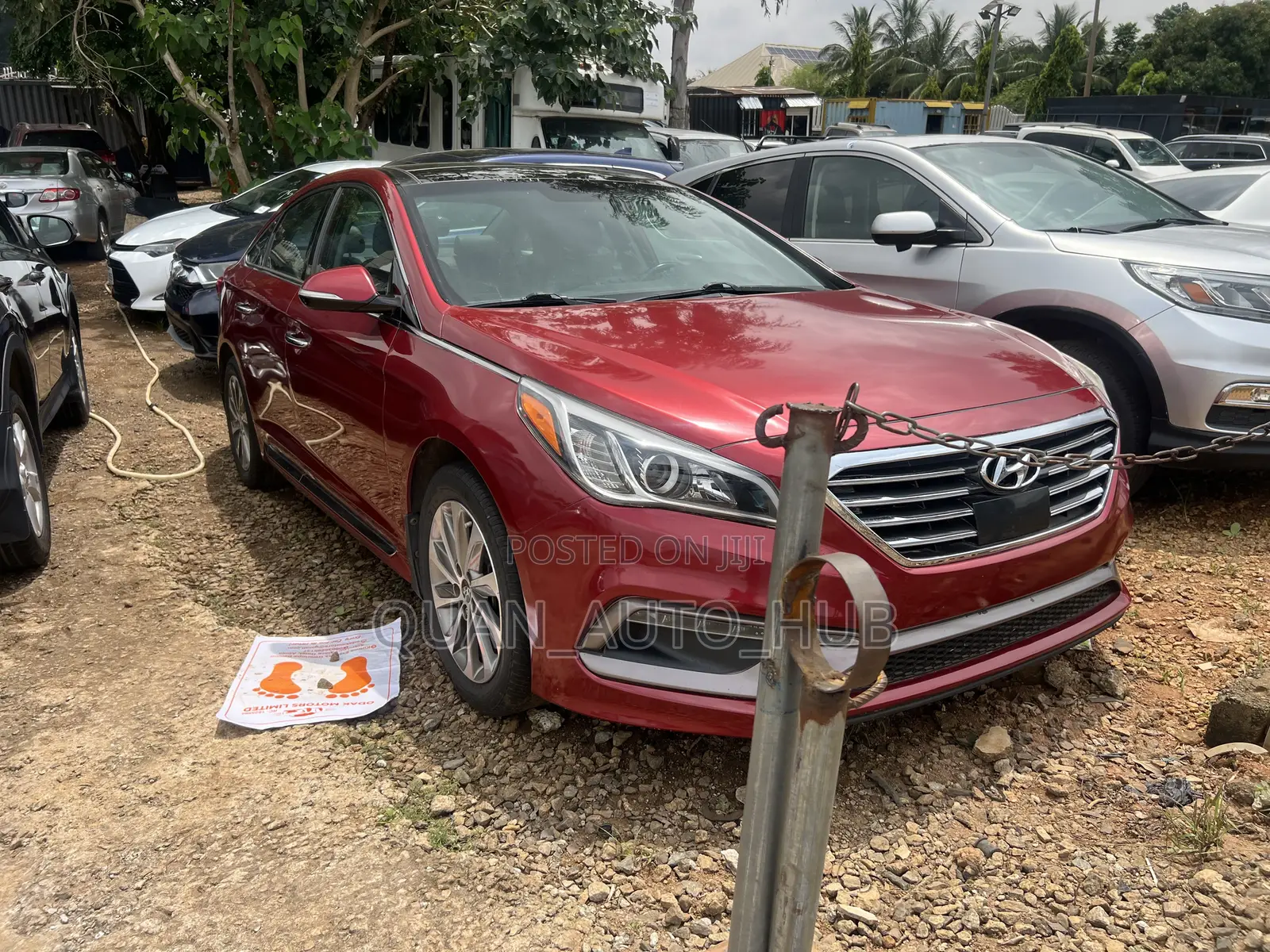 Hyundai Sonata Sport PZEV 4dr Sedan (2.4L 4cyl 6A) 2015 Red