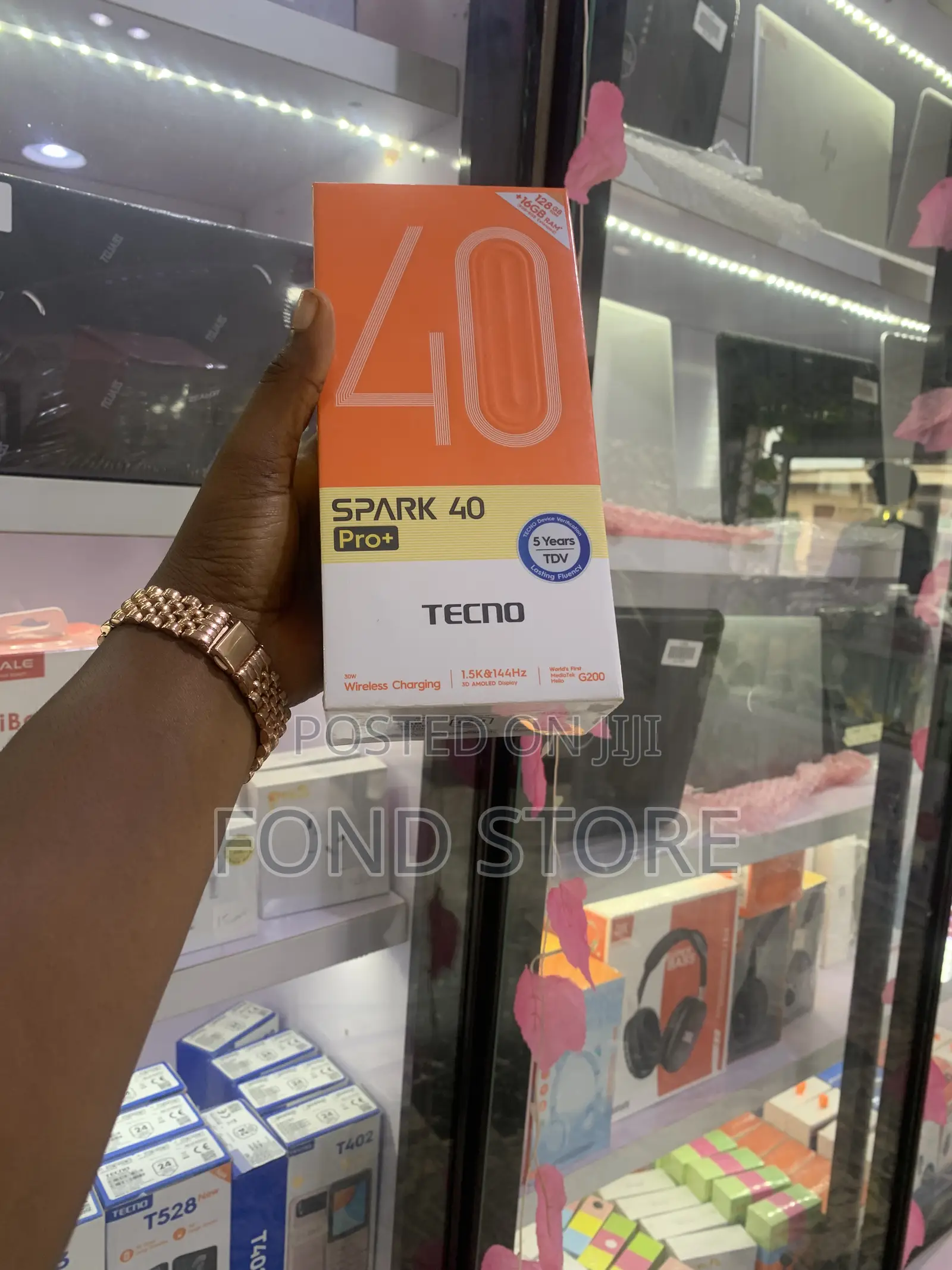 New Tecno Spark 40 Pro+ 128 GB Black