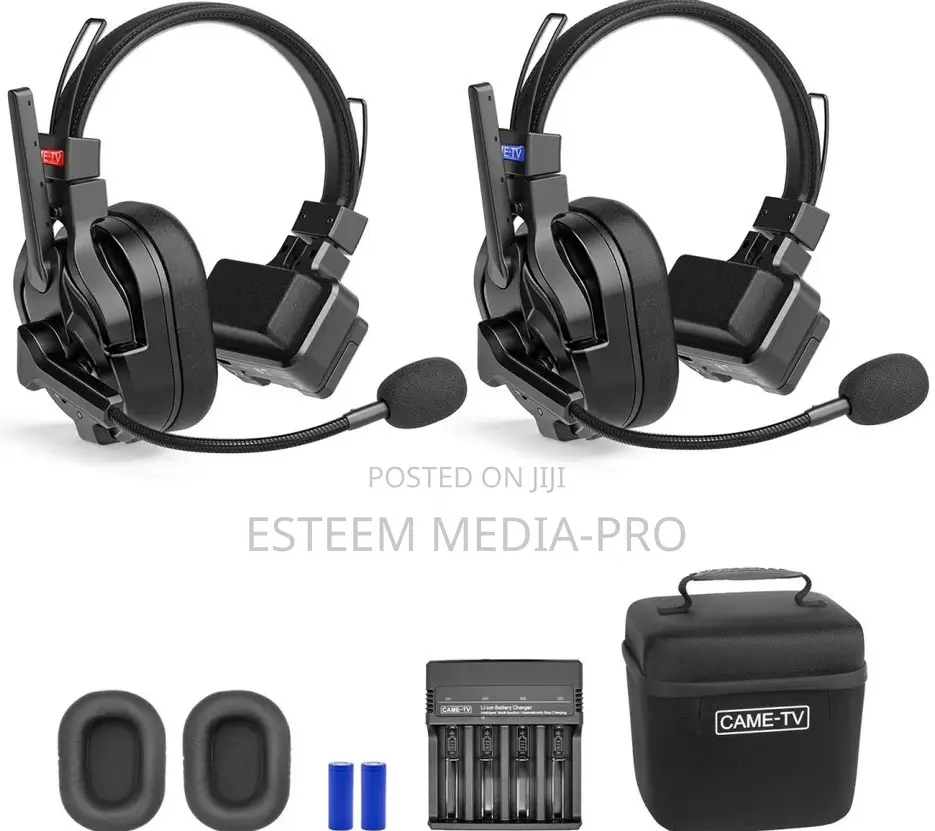 CAME-TV KUMINIK8 PRO 1.9GHz Full-Duplex Wireless Headset - 2 Pack