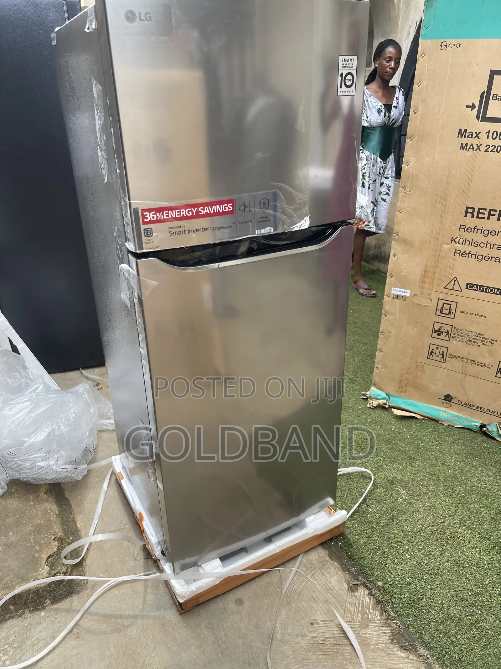 LG GL-C252SLBB 260L Spacious Inverter Refrigerator