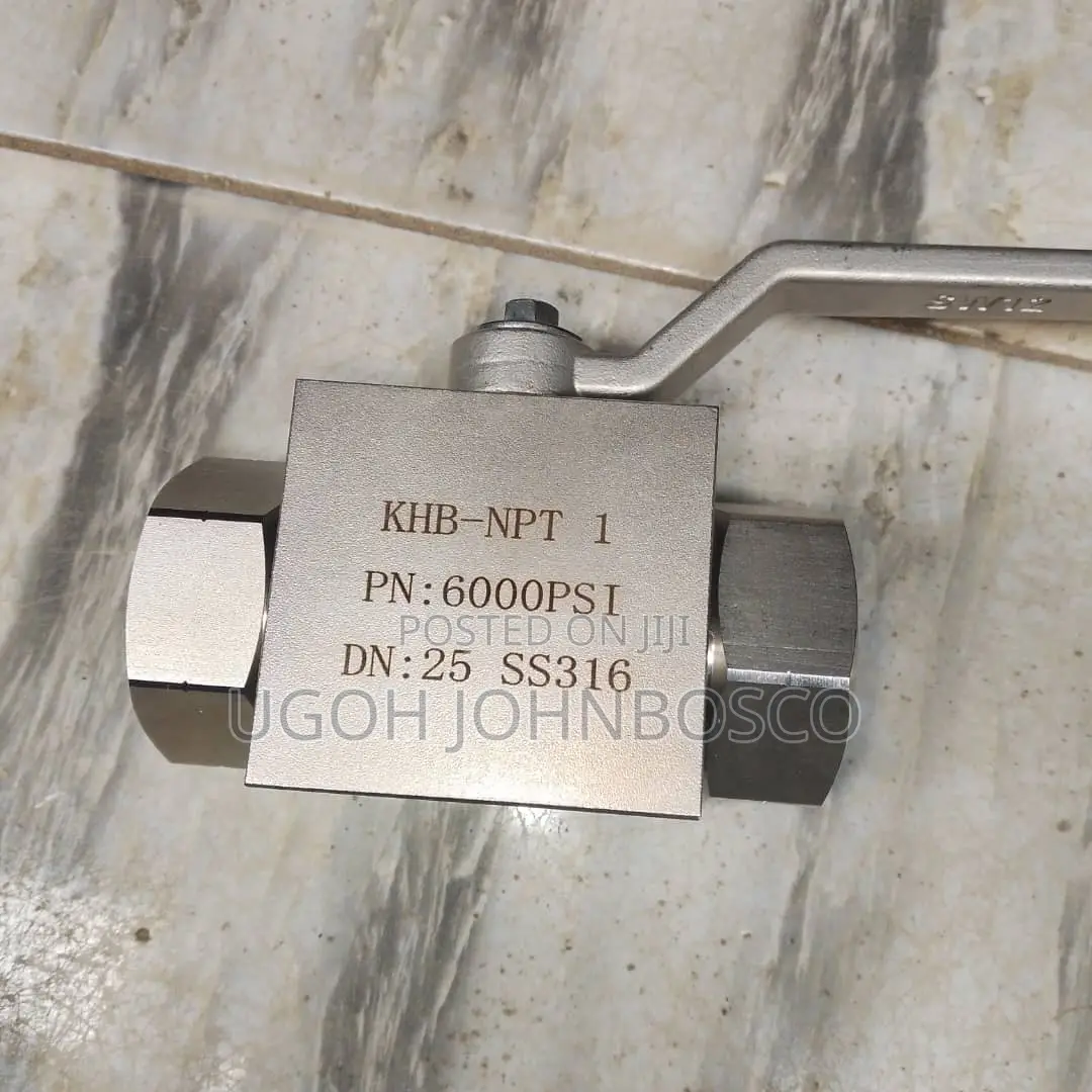 1 X 6000 NPT S/S Ball Valve (Available in All Sizes)