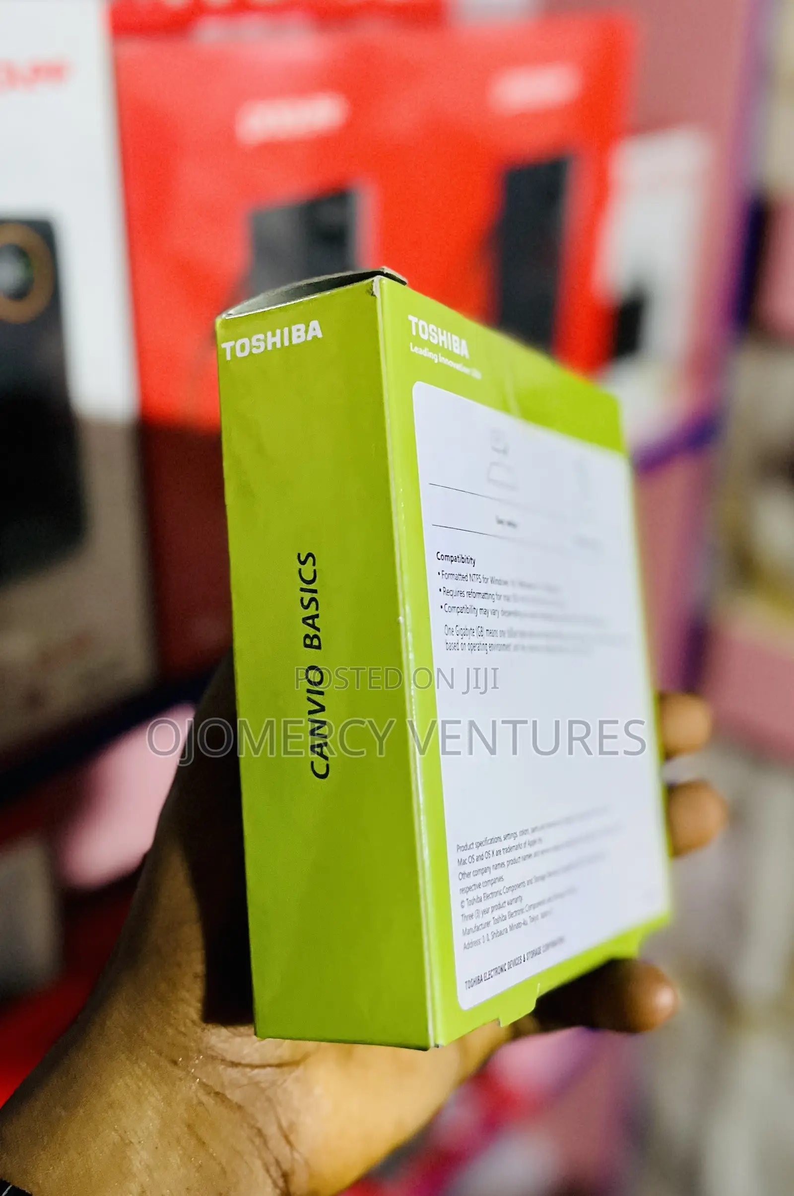 Toshiba Canvio Basics 1TB USB 3.0 Portable External Hard Drive