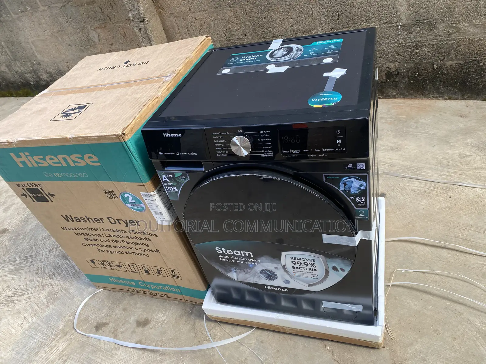 Hisense 10.5kg/6kg Front Loading Washer Dryer Combo WD3S1043BT