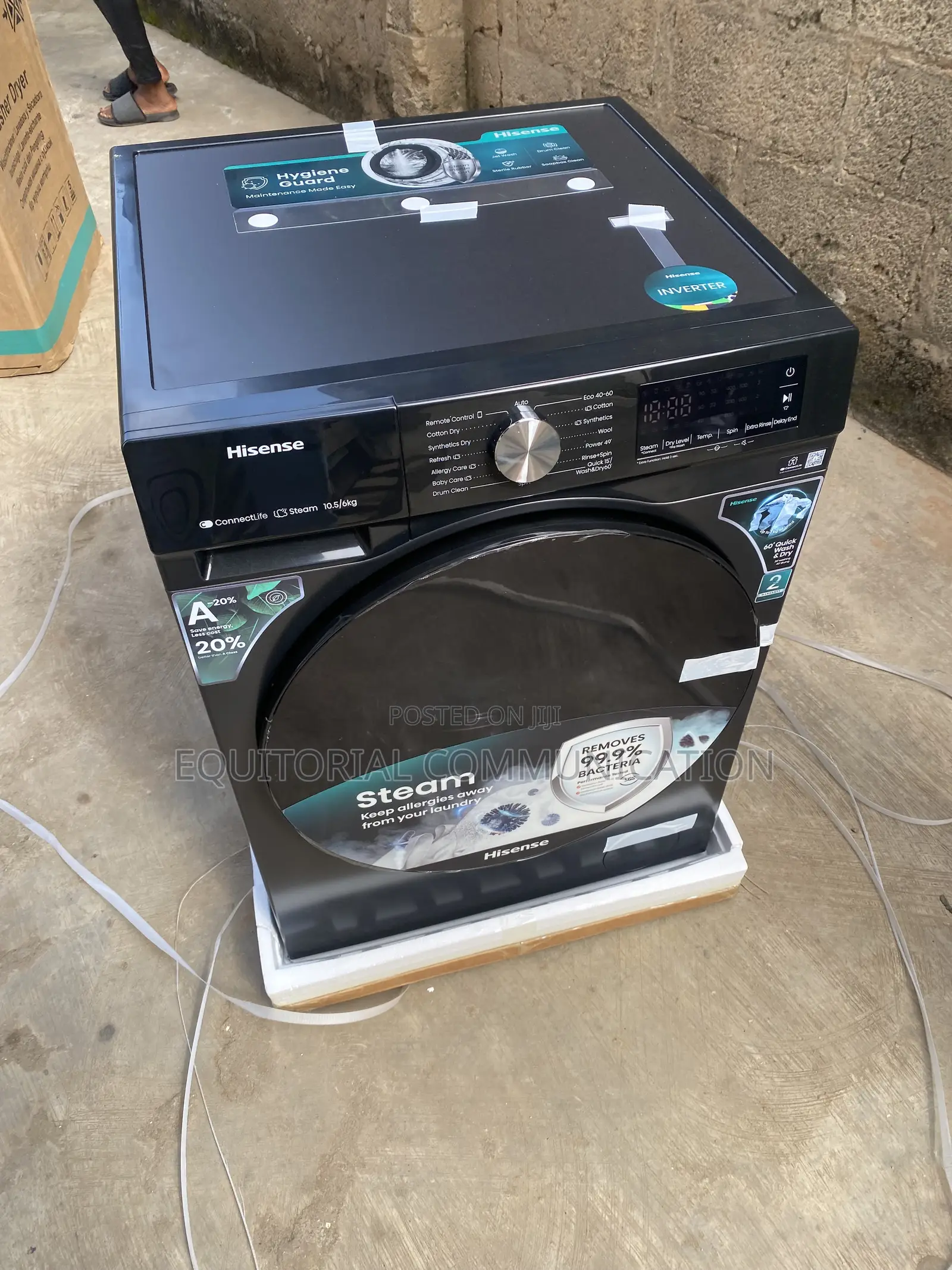 Hisense WD3S1043BT Front Load Laundry Washer Dryer 10.5kg/6kg