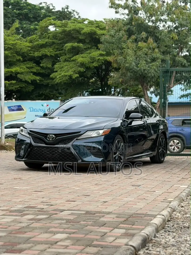 Toyota Camry SE (2.5L 4cyl 8A) 2019 Blue