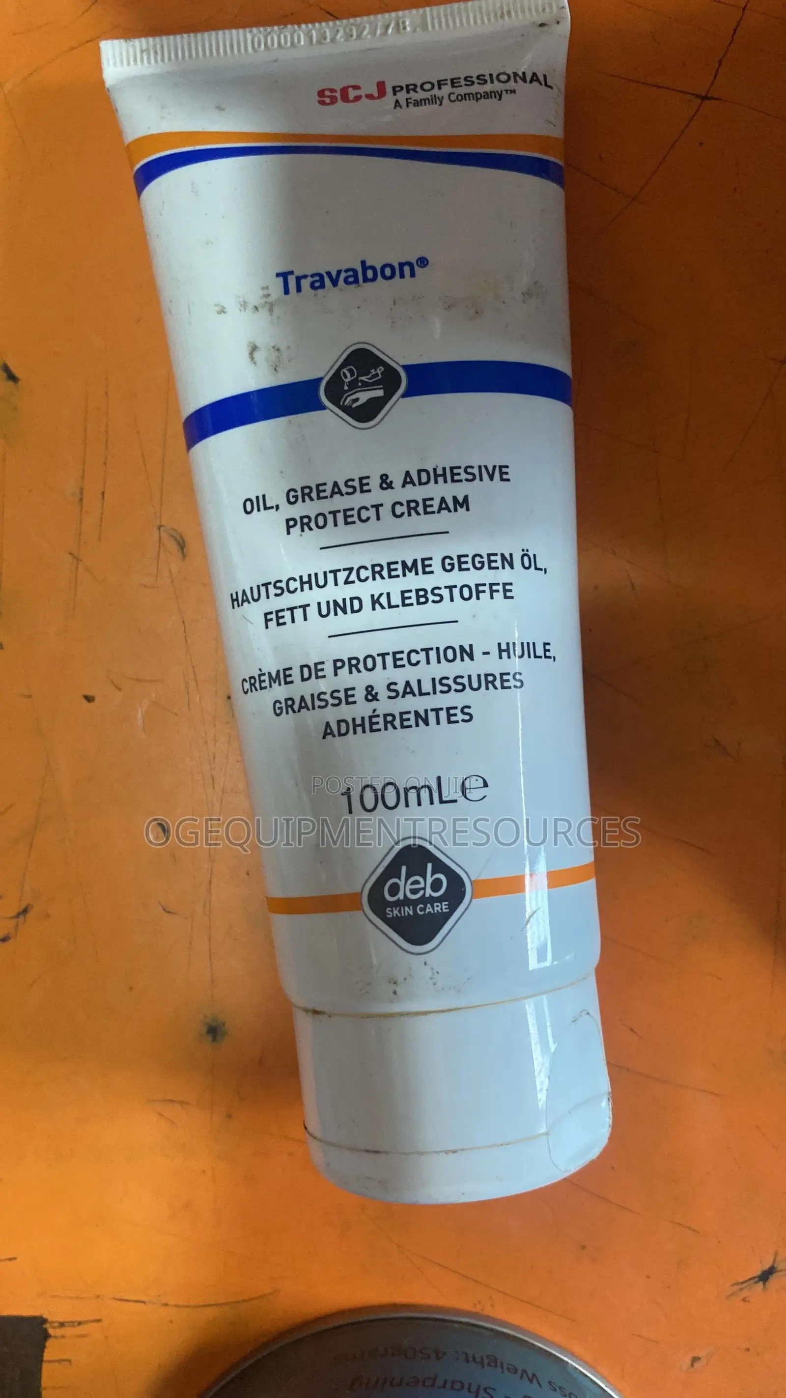 100 Ml Tube of Deb Travabon Classic.