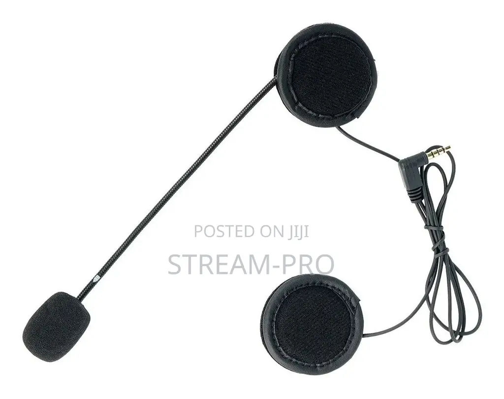 CAME-TV on-Ear Earphone With Microphone for Install Into Helmet