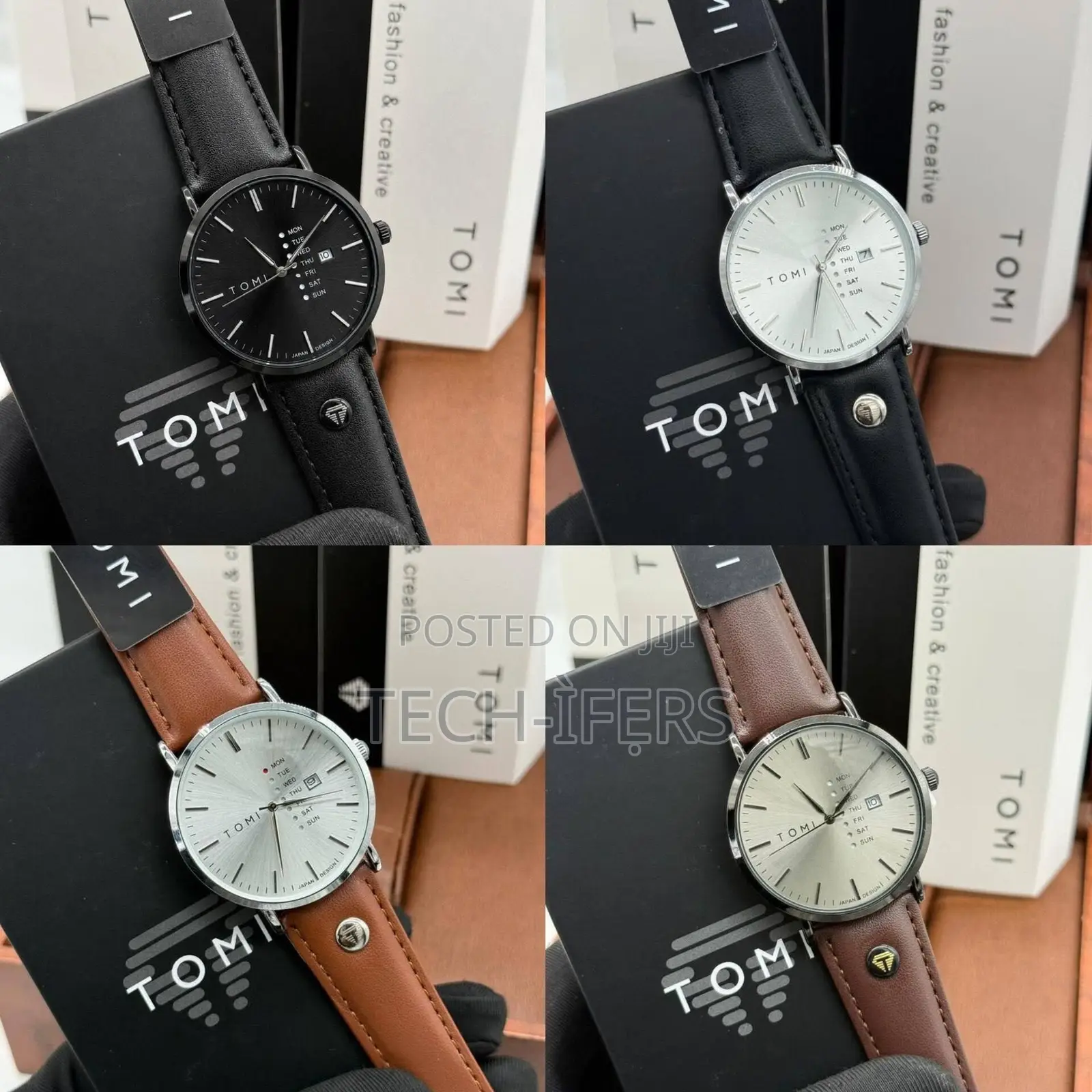 Tomi Leather Watch