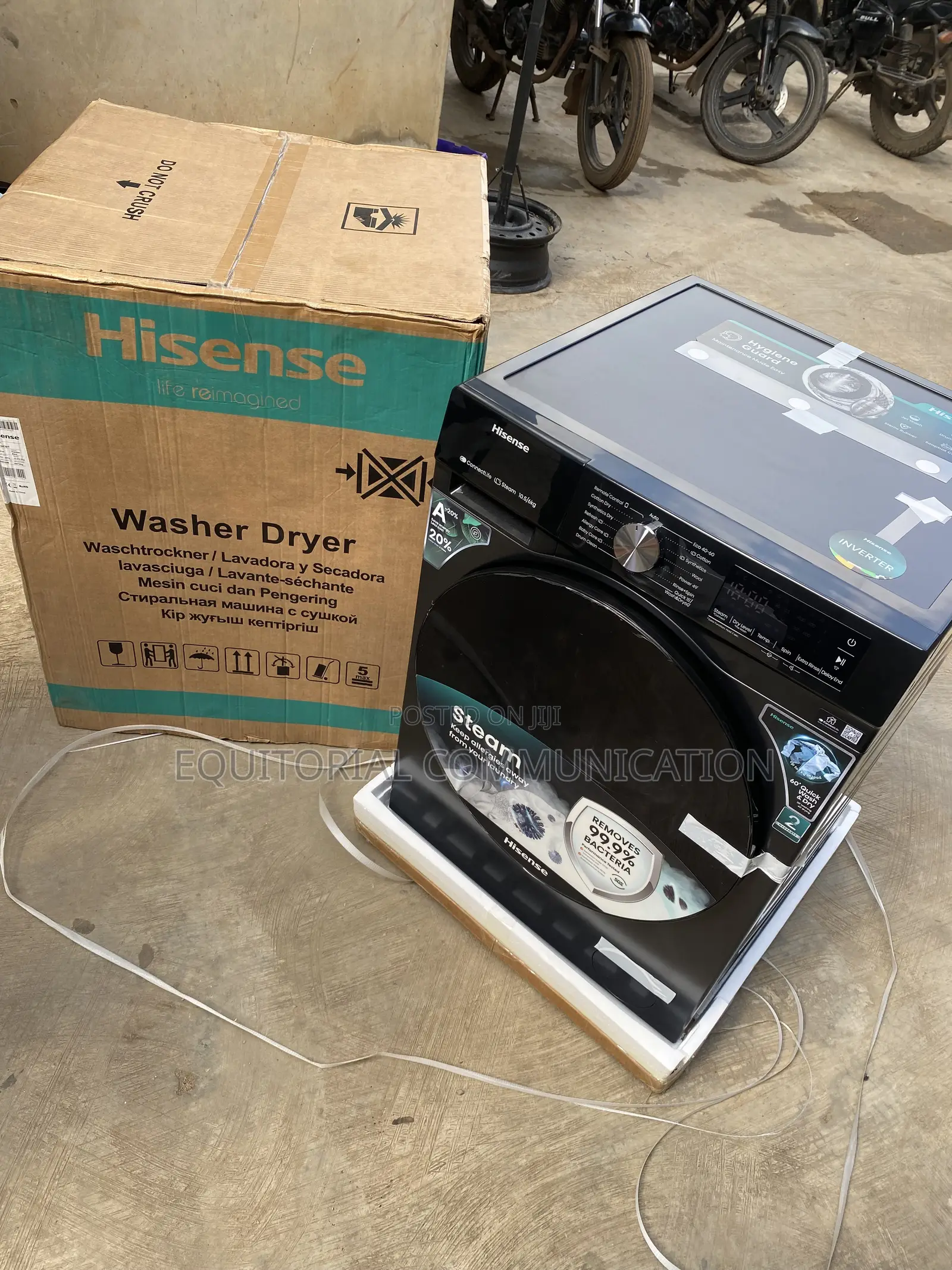 Hisense 2-in-1 WD3S1043BT Front Load Washing Dryer 10.5kg/6kg