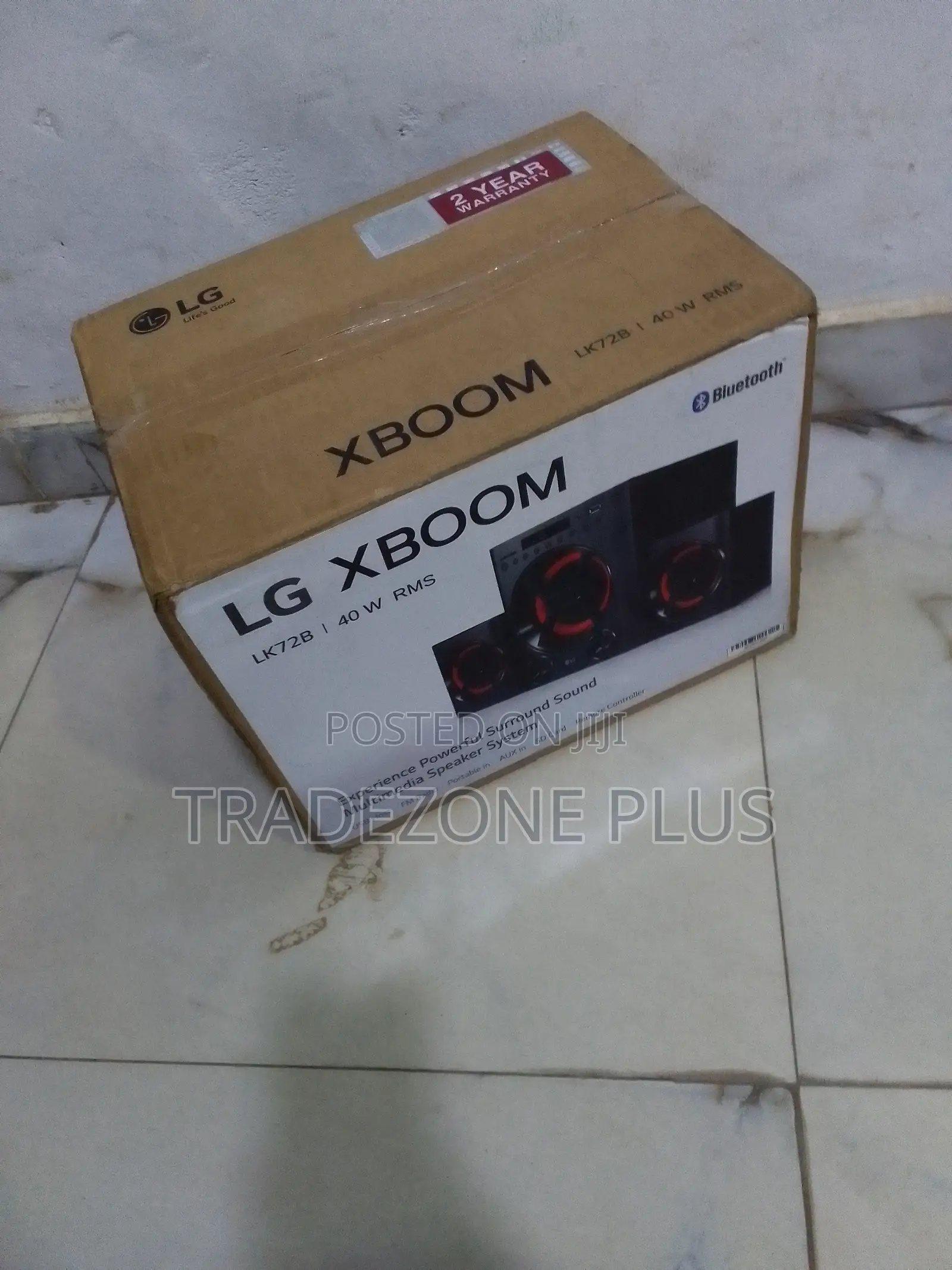 LG 40W XBOOM Bluetooth Multimedia Speaker System LK72B