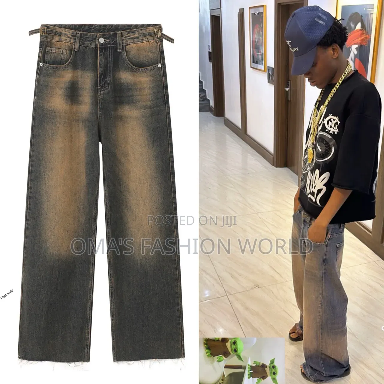 High-Quality Denim Baggy Jeans Available in Store Now!  Clean Fit