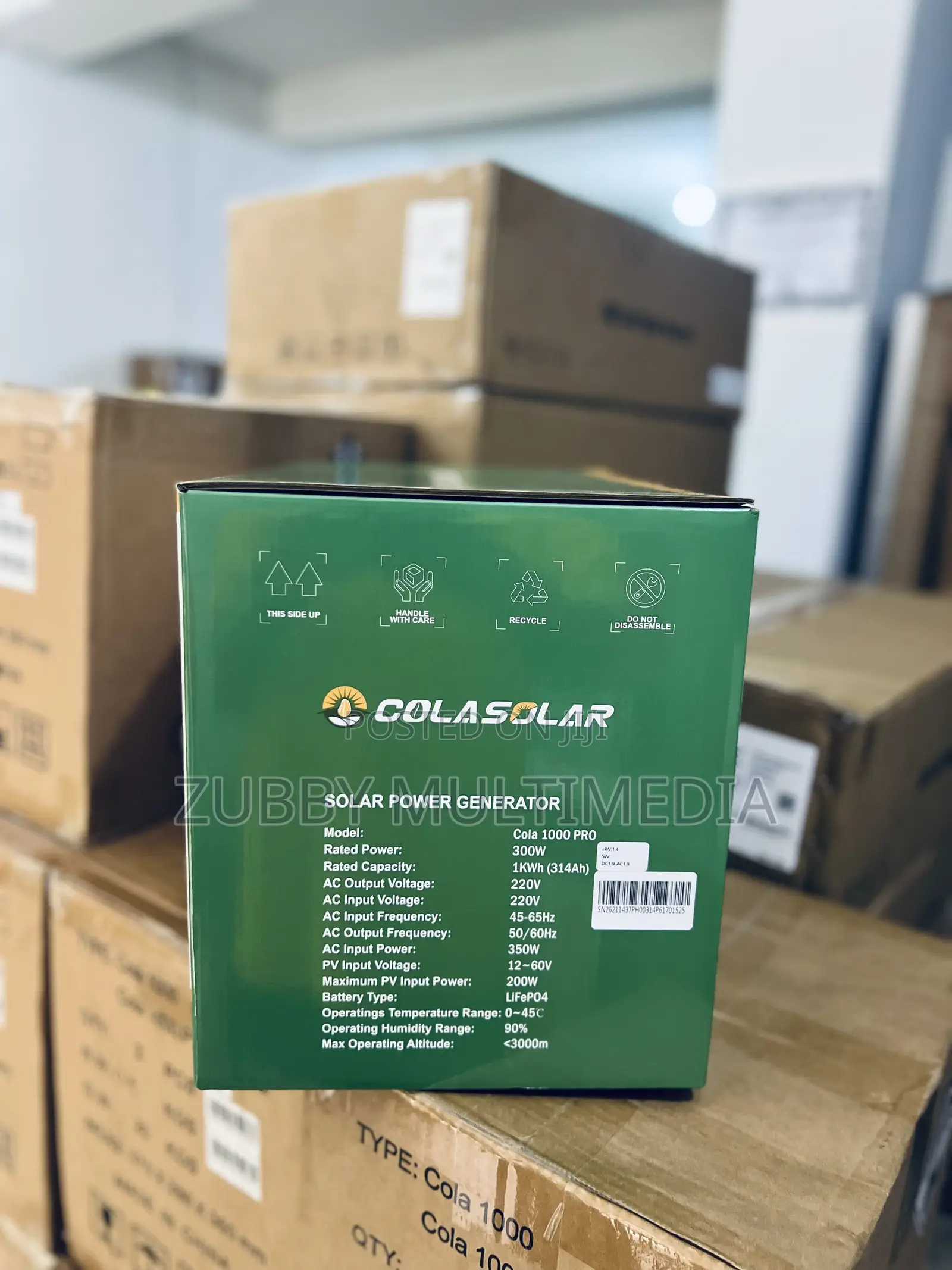 Cola 1000 Pro Solar Power Generator