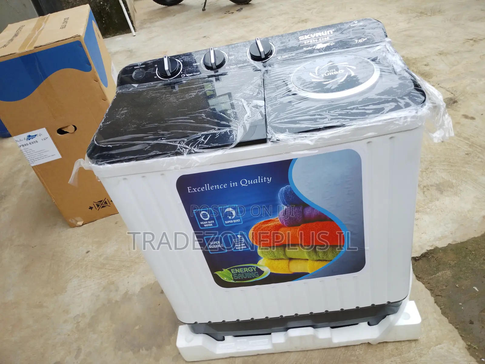 Efficient Skyrun 7kg Twin Tub Washing Machine