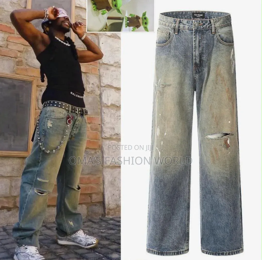 Omo, This Baggy Jeans Is Giving!  High-Quality Denim
