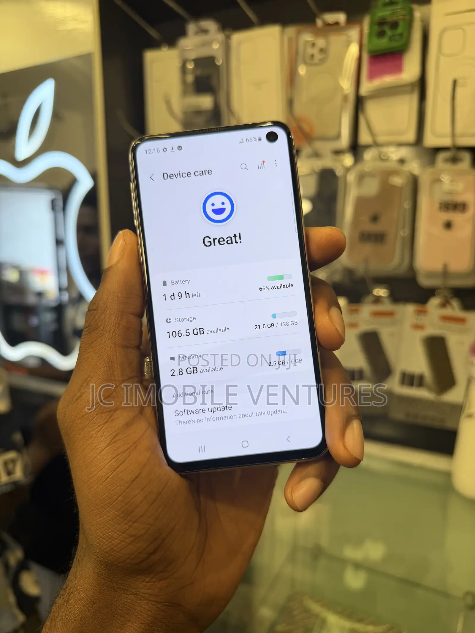 Samsung Galaxy S10e 128 GB White