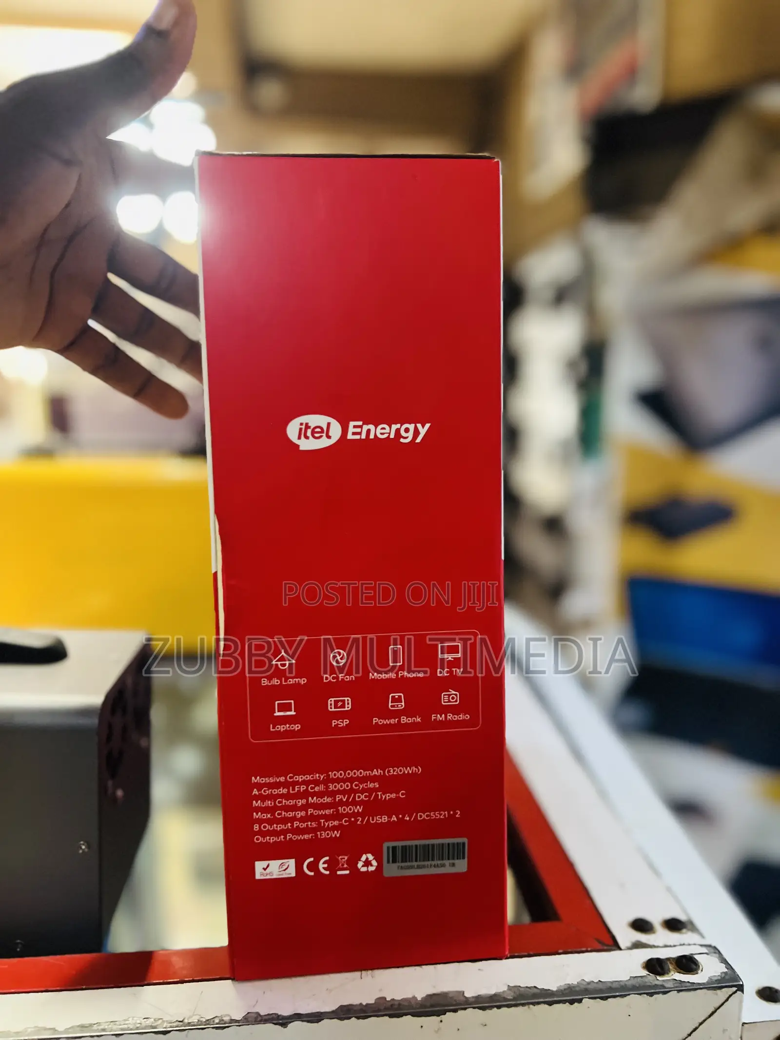 Itel Energy 100,000 Mah 130W