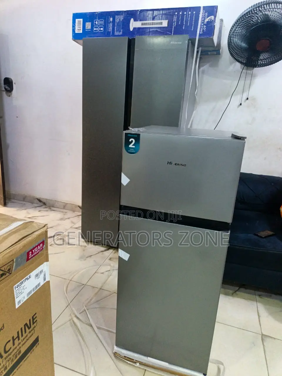Brand New Hisense 124l Top Freezer( Double Door)