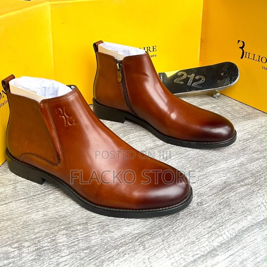 High Quality Premium New Billionaire Chelsea Leather Boots