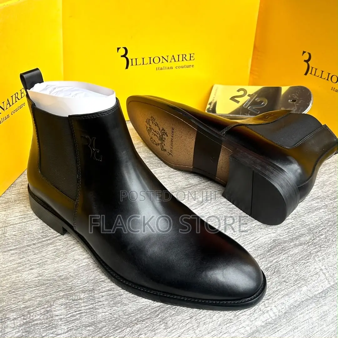 High Quality Premium New Billionaire Chelsea Leather Boots