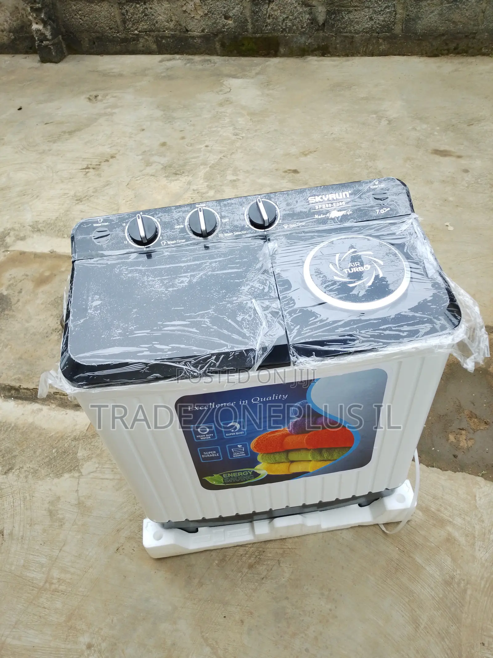 Heavy Duty Skyrun 7kg Twin Tub Washer SPB80-E05S
