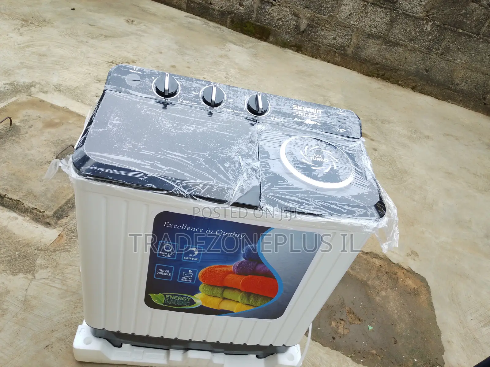 Heavy Duty Skyrun 7kg Twin Tub Washer SPB80-E05S