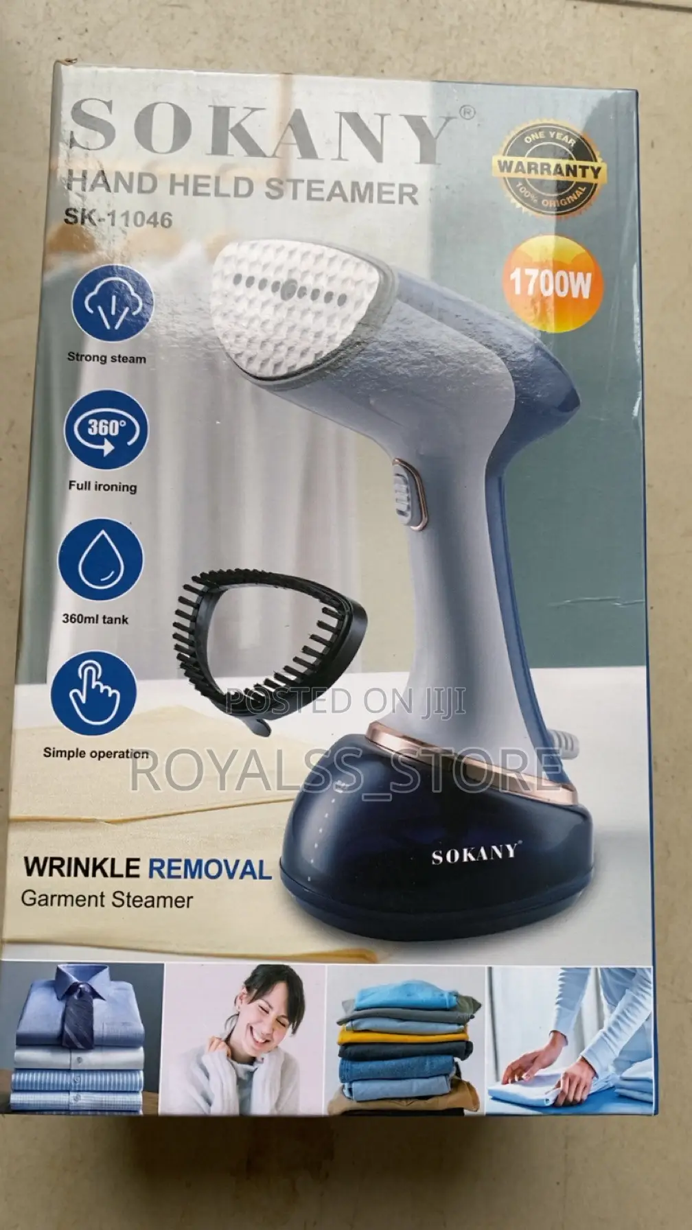 Sokany Hand Held Steamer / Garment Steam Iron