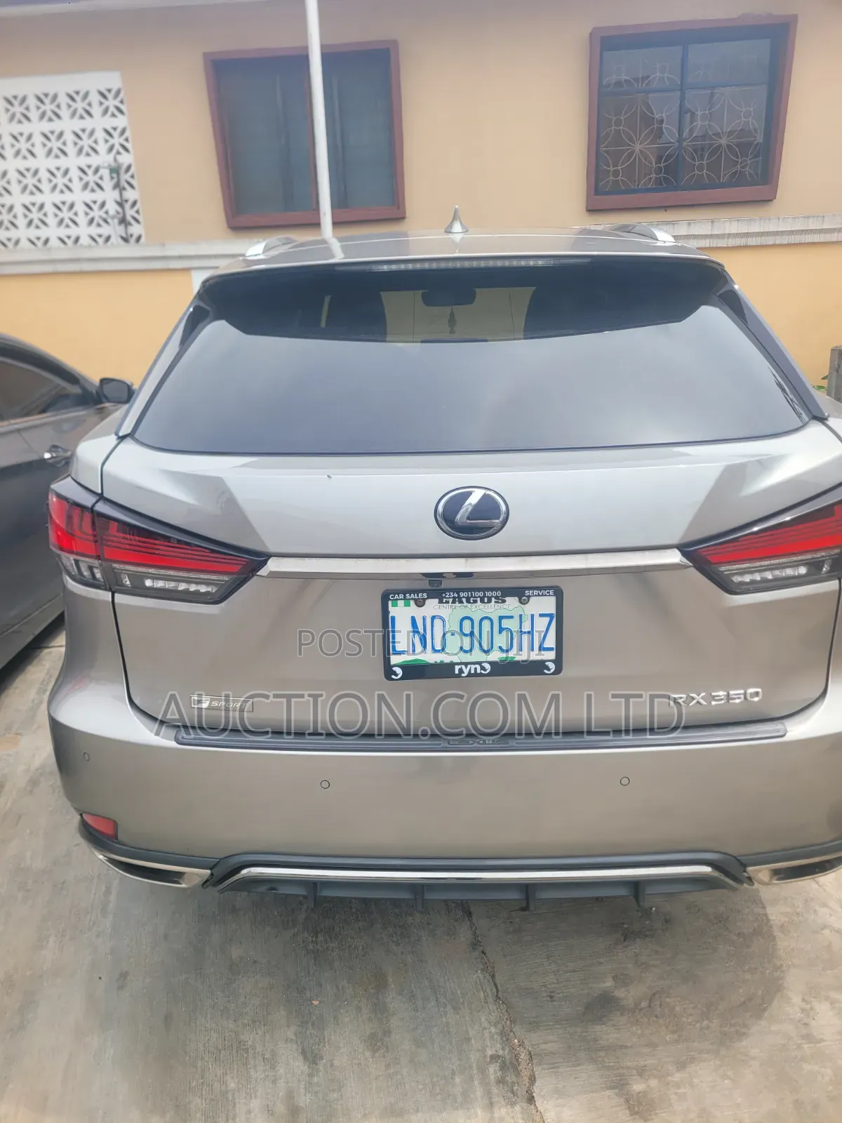 Lexus RX 350 F SPORT Appearance AWD 2022 Gold