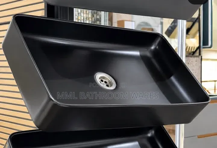 Minimalist Black Countertop Basins
