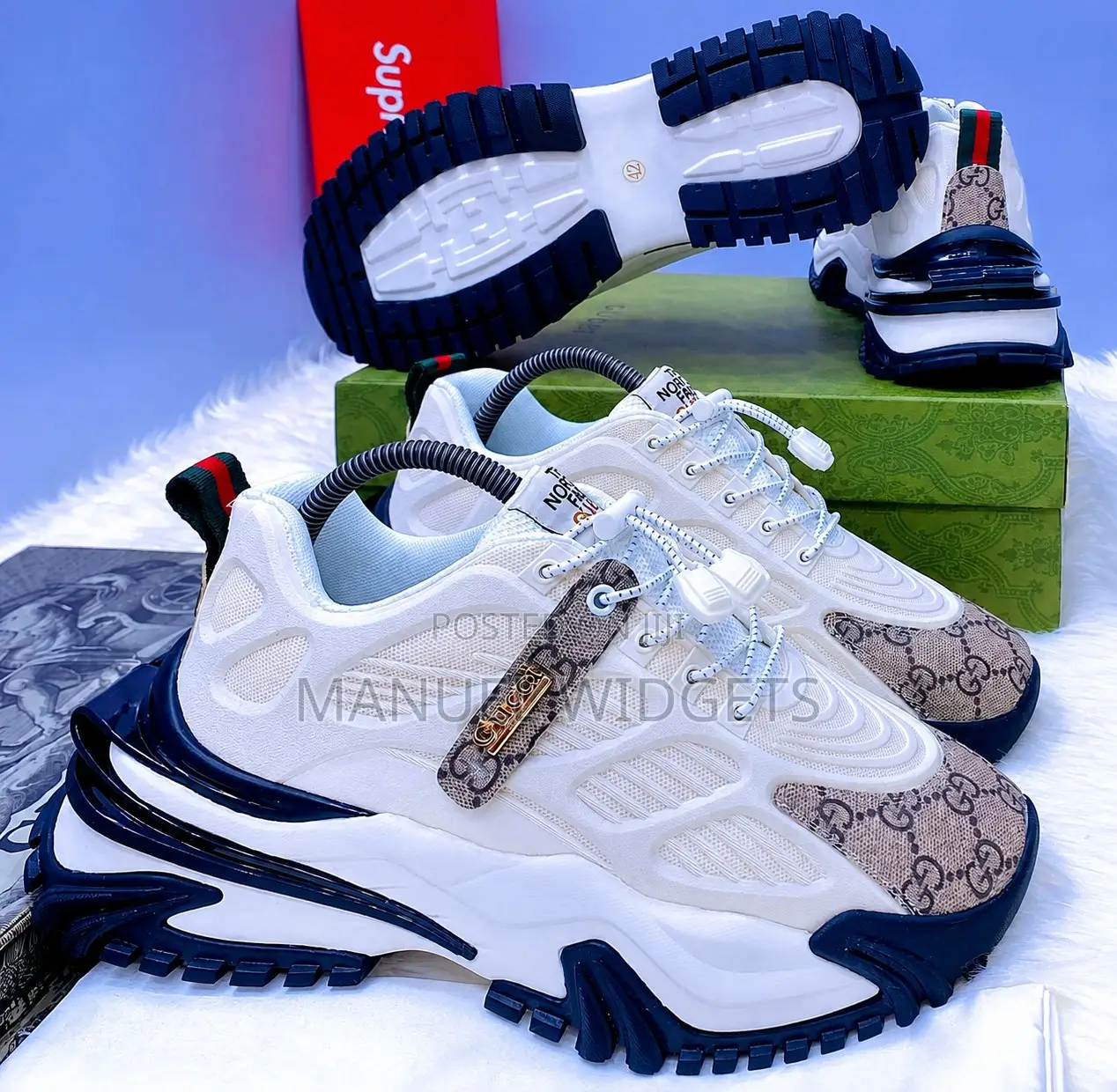 The North Face X Gucci Inspired Sneaker — Premium Quality