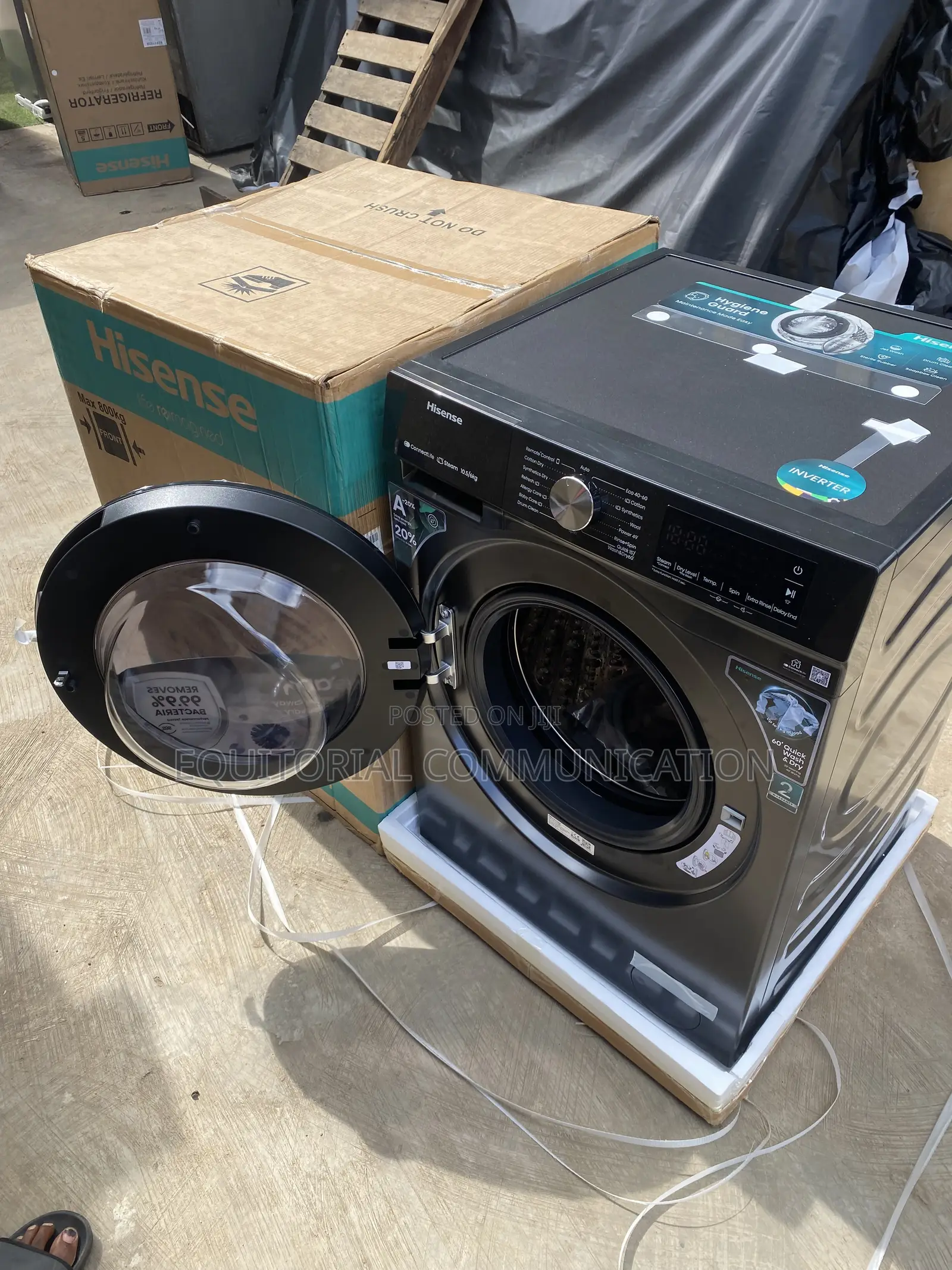 Hisense 10.5KG Washer Dryer Combo With 6KG Drying Capacity