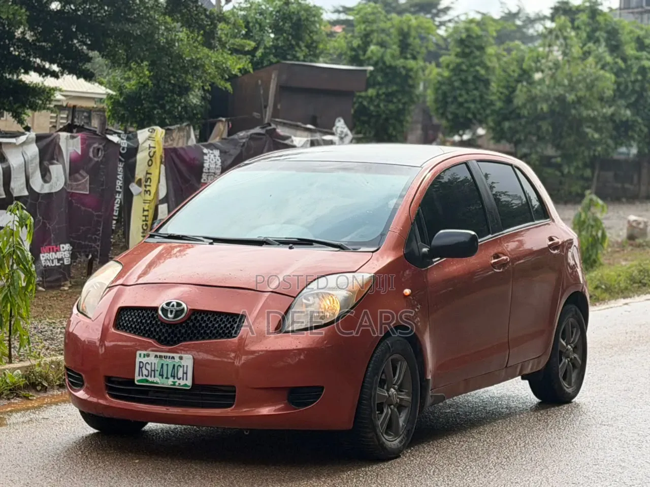Toyota Yaris 2008 Orange