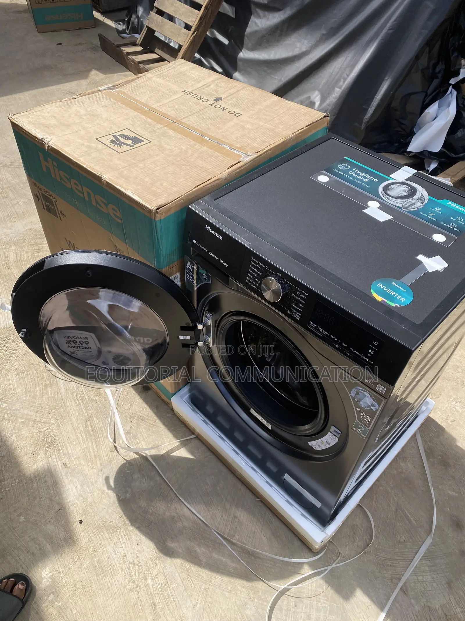 Hisense 10.5KG Front Loading Washing Machine With 6KG Dryer