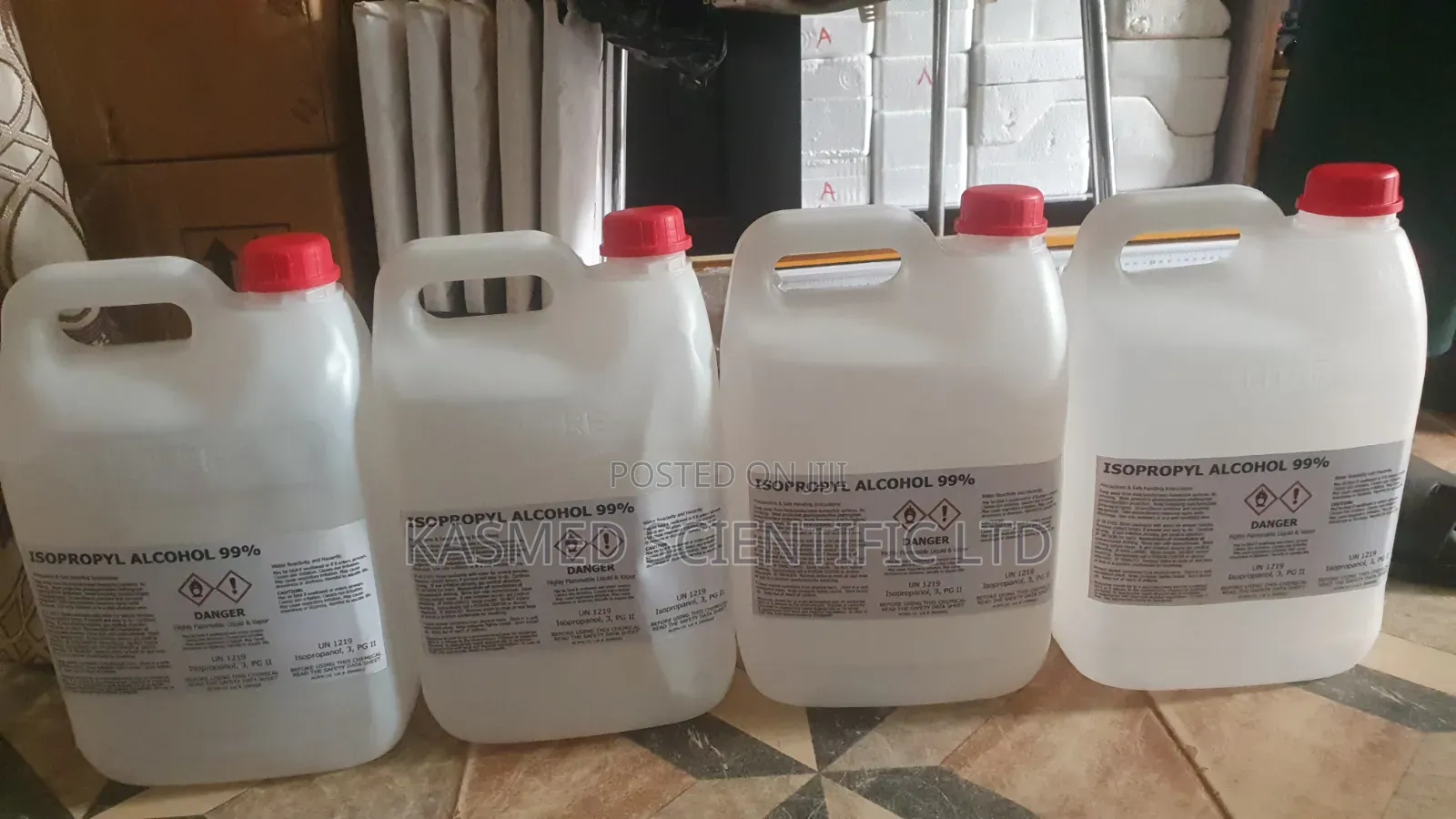 5L Isopropyl Alcohol 99% Medical Laboratory