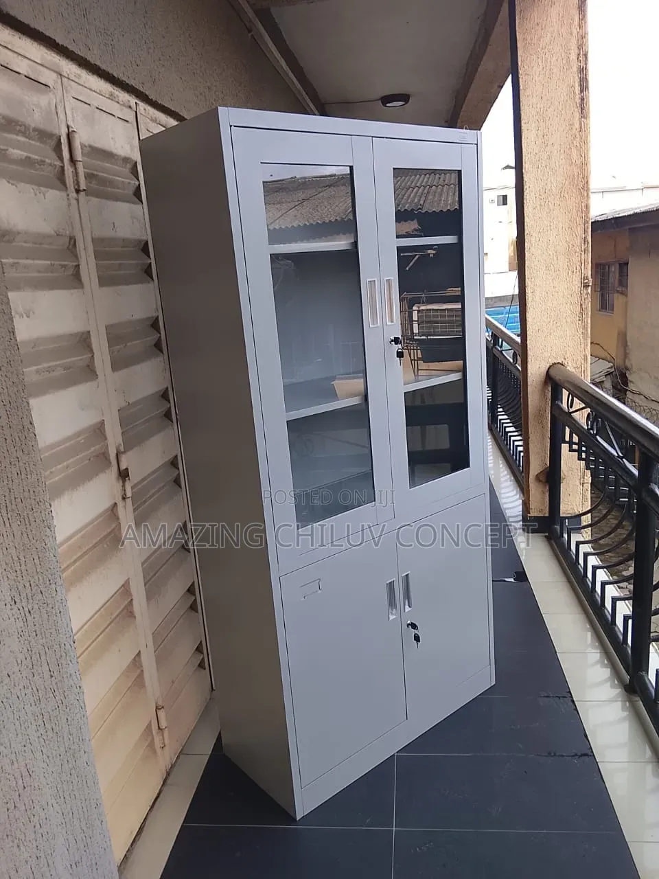 Modern Metal Office Cupboard – Storage Cabinet