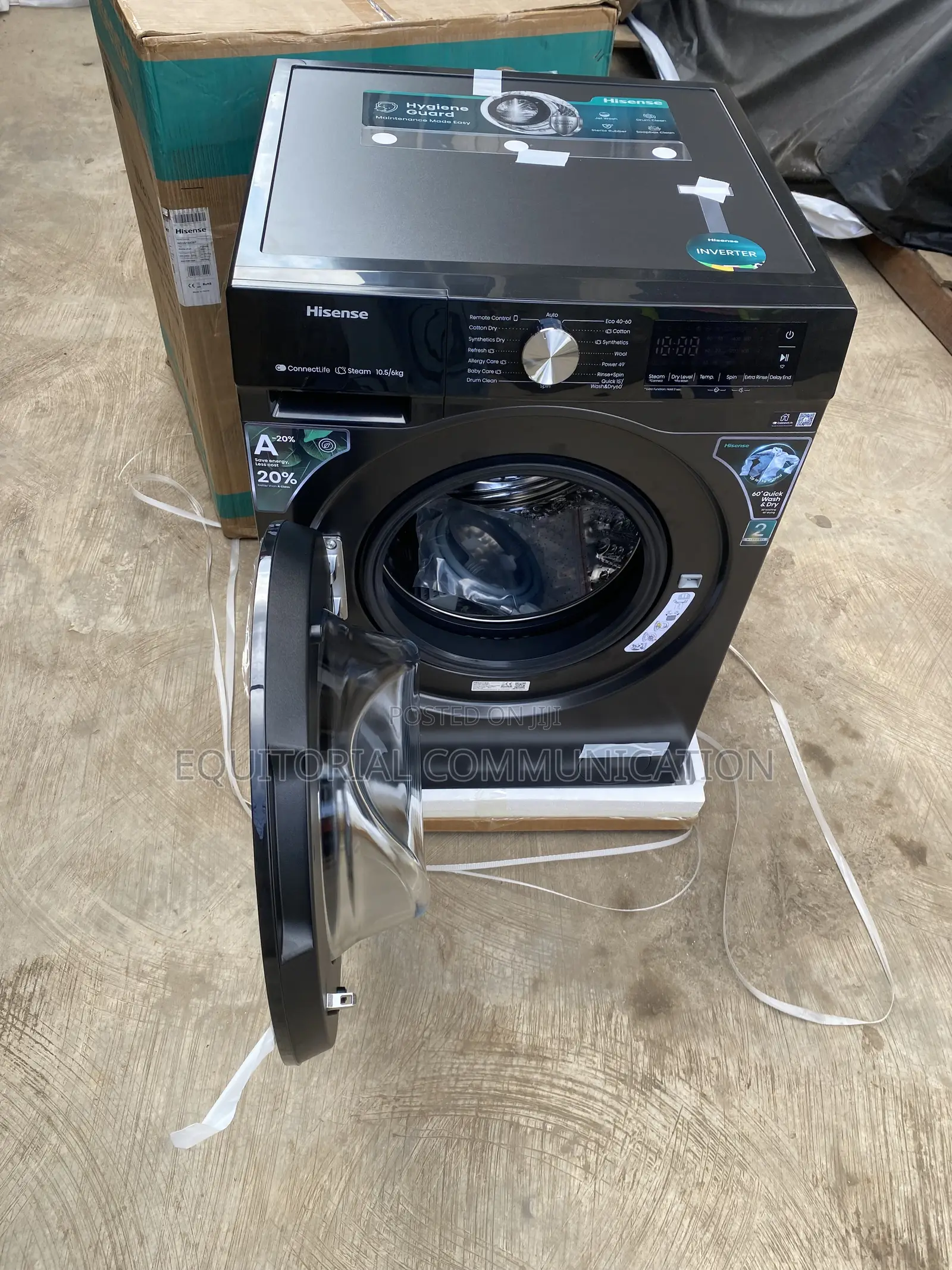 Hisense 10.5KG Washer and 6KG Dryer Combination Appliance